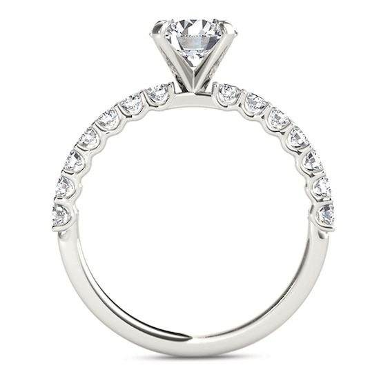 1 CT. T.w. Diamond Engagement Ring in 14K White Gold