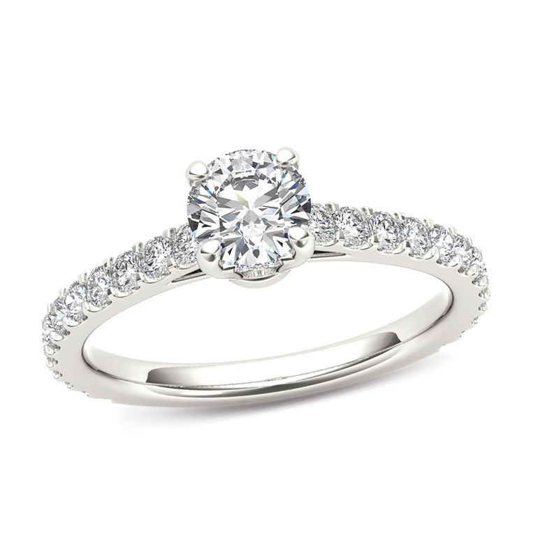 Main Image 1 of 1 CT. T.W. Diamond Engagement Ring in 14K White Gold