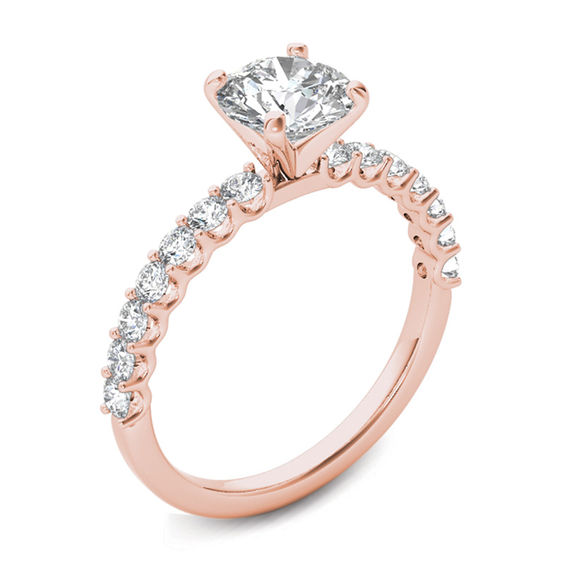 1 CT. T.w. Diamond Engagement Ring in 14K Rose Gold