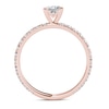Thumbnail Image 2 of 1 CT. T.W. Princess-Cut Diamond Engagement Ring in 14K Rose Gold