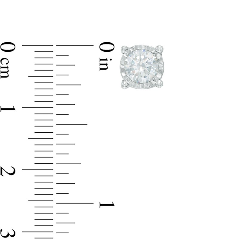 Main Image 2 of 2 CT. T.W. Diamond Stud Earrings in 10K White Gold