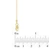 Thumbnail Image 1 of Ladies' 1.1mm Box Chain Necklace in 14K Gold - 30"