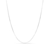 Thumbnail Image 1 of Ladies' 0.8mm Box Chain Necklace in 14K White Gold - 30"