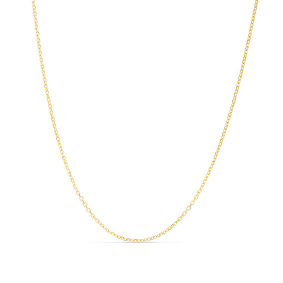 14k Solid Yellow Gold High Polish Snake Necklace Chain 20" 1.0mm
