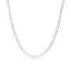 Thumbnail Image 0 of Men's 3.6mm Curb Chain Necklace in 14K White Gold - 30"