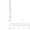 Thumbnail Image 1 of Men's 3.6mm Curb Chain Necklace in 14K White Gold - 30"