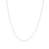 Thumbnail Image 0 of Ladies' 0.9mm Cable Chain Necklace in 14K White Gold - 30"