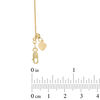 Thumbnail Image 2 of Ladies' 0.9mm Cable Chain Necklace in 14K Gold - 30"