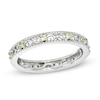 Thumbnail Image 1 of Stackable Expressions™ 3.0mm Peridot Eternity-Style Ring in Sterling Silver
