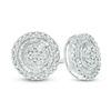 Thumbnail Image 0 of 1/2 CT. T.W. Composite Diamond Double Frame Stud Earrings in 10K White Gold