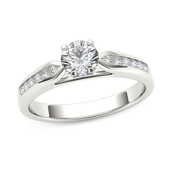 5/8 CT. T.W. Diamond Engagement Ring in 14K White Gold 5/8 CT. T.W. Diamond Engagement Ring in 14K White Gold