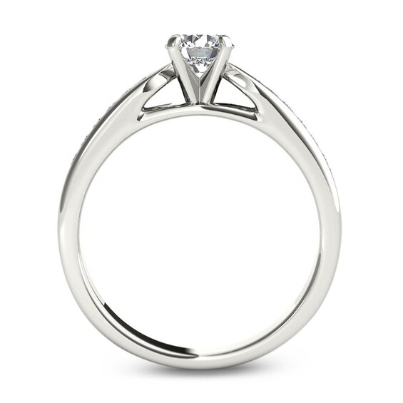 5/8 CT. T.W. Diamond Engagement Ring in 14K White Gold 5/8 CT. T.W. Diamond Engagement Ring in 14K White Gold