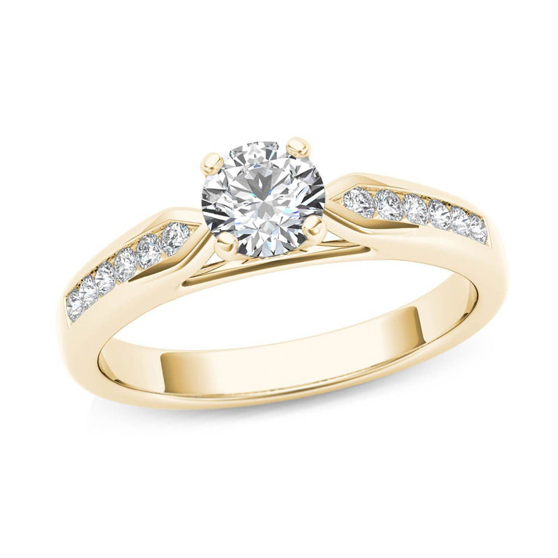 Main Image 1 of 5/8 CT. T.W. Diamond Engagement Ring in 14K Gold