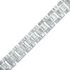 Thumbnail Image 1 of Men's Satin Link Bracelet in Stainless Steel - 8.5&quot;