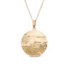 Thumbnail Image 1 of Diamond-Cut Circle Disc Pendant in 10K Gold