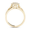 Thumbnail Image 2 of 5/8 CT. T.W. Composite Diamond Frame Engagement Ring in 14K Gold