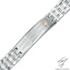 Thumbnail Image 1 of 1/4 CT. T.W. Diamond Compass Star ID Bracelet in Stainless Steel and 10K Gold - 8.5"