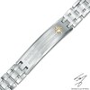 Thumbnail Image 0 of Men's 1/4 CT. T.W. Diamond Compass Star ID Bracelet in Stainless Steel and 10K Gold - 8.5"