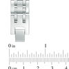 Thumbnail Image 3 of 1/4 CT. T.W. Diamond Compass Star ID Bracelet in Stainless Steel and 10K Gold - 8.5"