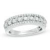 Thumbnail Image 1 of 3/4 CT. T.W. Diamond Slant Anniversary Band in 14K White Gold