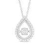 Thumbnail Image 1 of 1/5 CT. T.W. Composite Diamond Teardrop Pendant in Sterling Silver