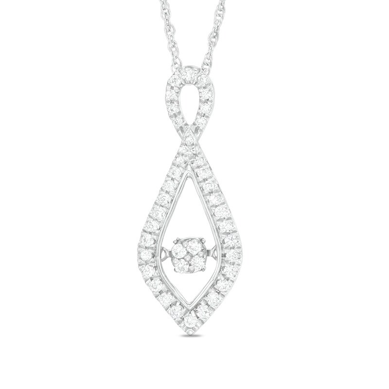 Unstoppable Love™ 1/4 CT. T.W. Composite Diamond Infinity Pendant in Sterling Silver