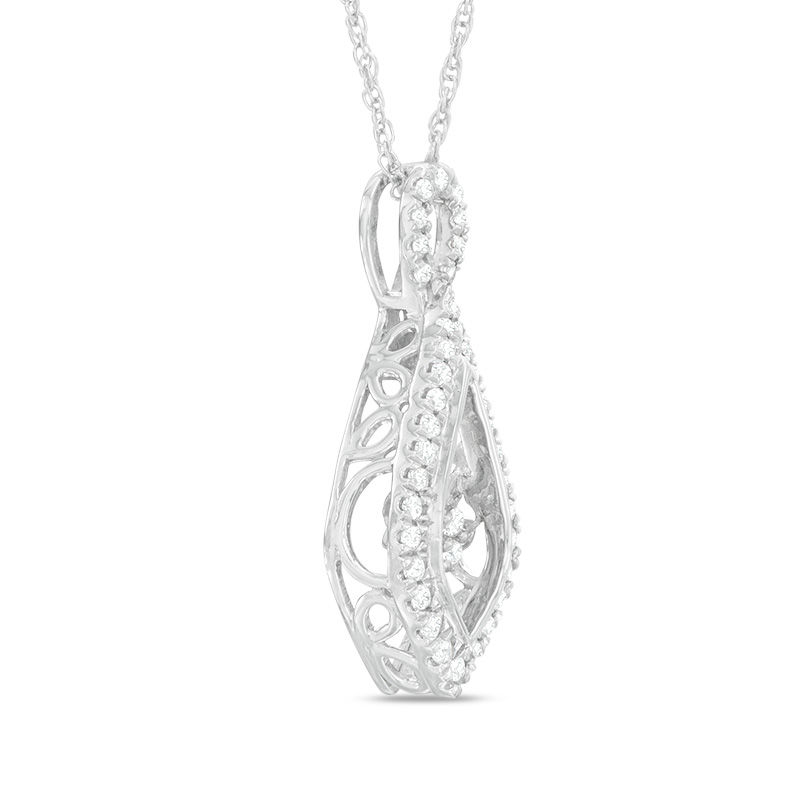 Unstoppable Love™ 1/4 CT. T.W. Composite Diamond Infinity Pendant in Sterling Silver