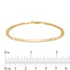 Thumbnail Image 2 of Multi-Strand Bar Bracelet in 10K Gold - 7.5"