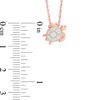 Thumbnail Image 2 of 1/15 CT. T.W. Diamond Turtle Pendant in 10K Rose Gold