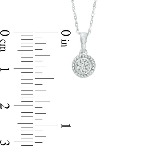 1/10 CT. T.w. Diamond Circle Frame Pendant, Stud Earrings and Ring Set in Sterling Silver