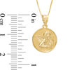 Thumbnail Image 3 of Guardian Angel Disc Pendant in 10K Gold