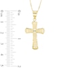 Thumbnail Image 2 of Filigree Cross Pendant in 10K Gold