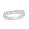 Thumbnail Image 0 of 1/10 CT. T.W. Diamond Seven Stone Anniversary Band in Sterling Silver