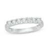 Thumbnail Image 1 of 1/10 CT. T.W. Diamond Seven Stone Anniversary Band in Sterling Silver