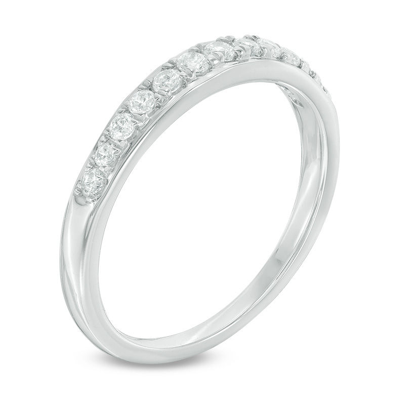 Main Image 2 of 1/5 CT. T.W. Diamond Anniversary Band in 10K White Gold