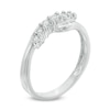 Thumbnail Image 2 of 1/20 CT. T.W. Diamond Seven Stone Bypass Anniversary Band in Sterling Silver