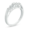 Thumbnail Image 1 of 1/4 CT. T.W. Diamond Five Stone Anniversary Band in 10K White Gold