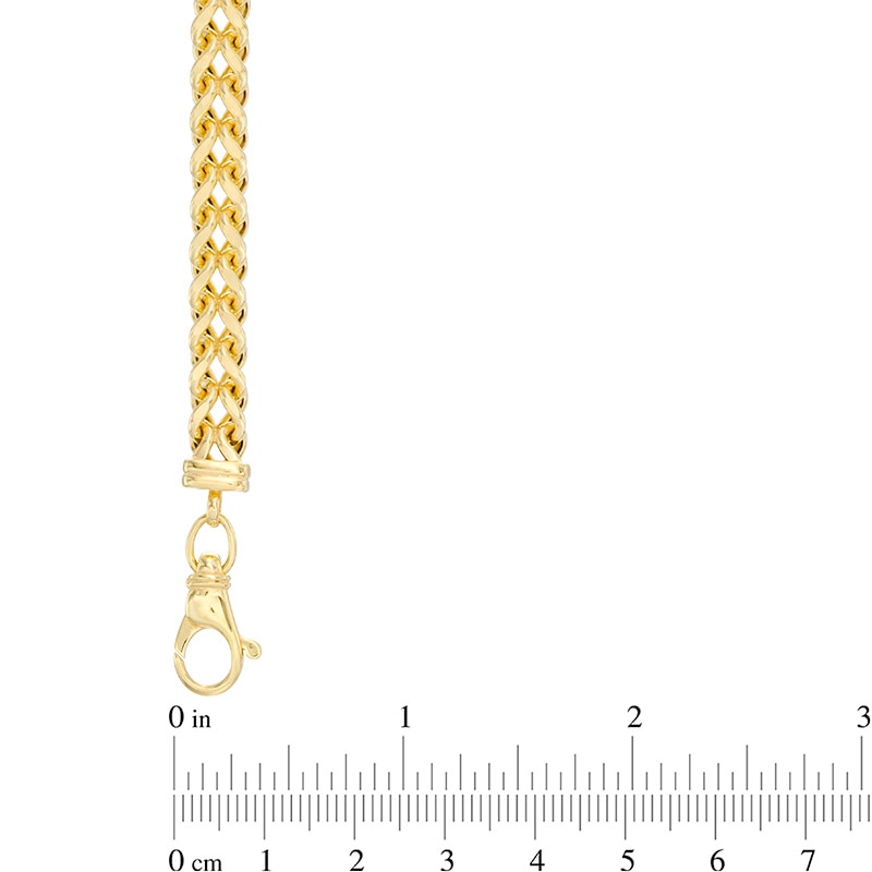 Main Image 2 of Men's 4.0mm Franco Snake Chain Necklace in 10K Gold - 22"