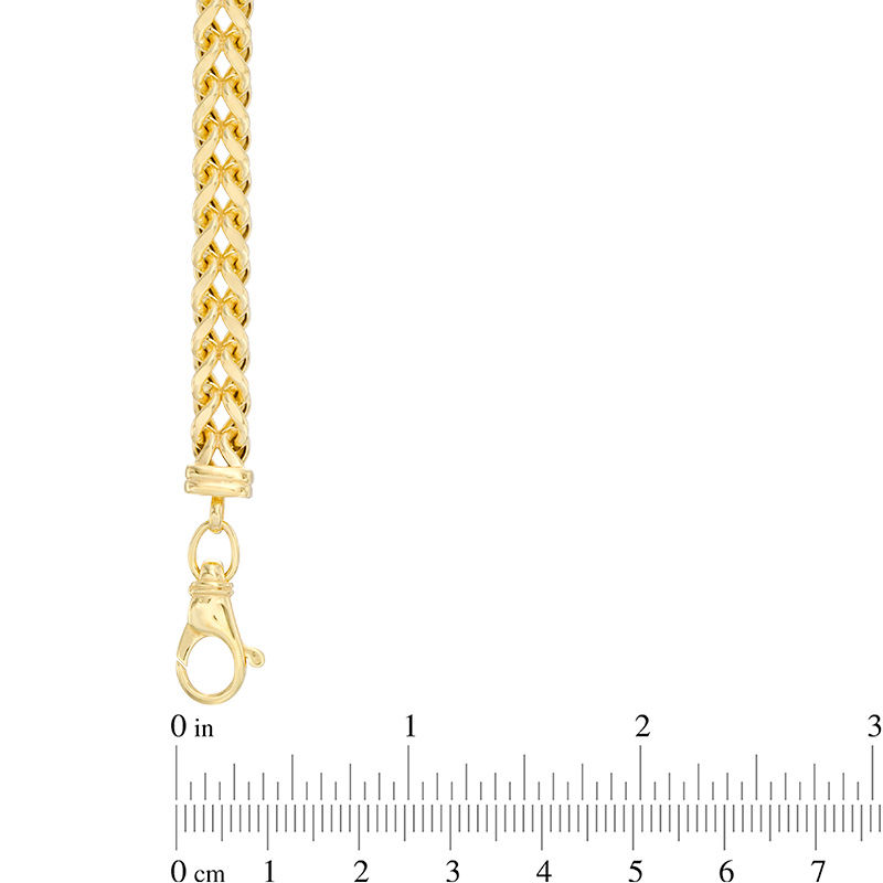 Men's 4.0mm Franco Snake Chain Bracelet in 10K Gold - 8.5"