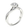 Thumbnail Image 2 of 1/2 CT. T.W. Diamond Bypass Engagement Ring in 14K White Gold