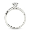 Thumbnail Image 3 of 1/2 CT. T.W. Diamond Bypass Engagement Ring in 14K White Gold