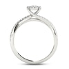 Thumbnail Image 2 of 1/2 CT. T.W. Diamond Bypass Engagement Ring in 14K White Gold