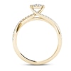 Thumbnail Image 2 of 1/2 CT. T.W. Diamond Bypass Engagement Ring in 14K Gold