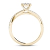 Thumbnail Image 3 of 1/2 CT. T.W. Diamond Bypass Engagement Ring in 14K Gold