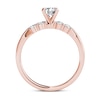 Thumbnail Image 2 of 1/2 CT. T.W. Diamond Engagement Ring in 14K Rose Gold