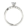 Thumbnail Image 2 of 1/2 CT. T.W. Diamond Engagement Ring in 14K White Gold