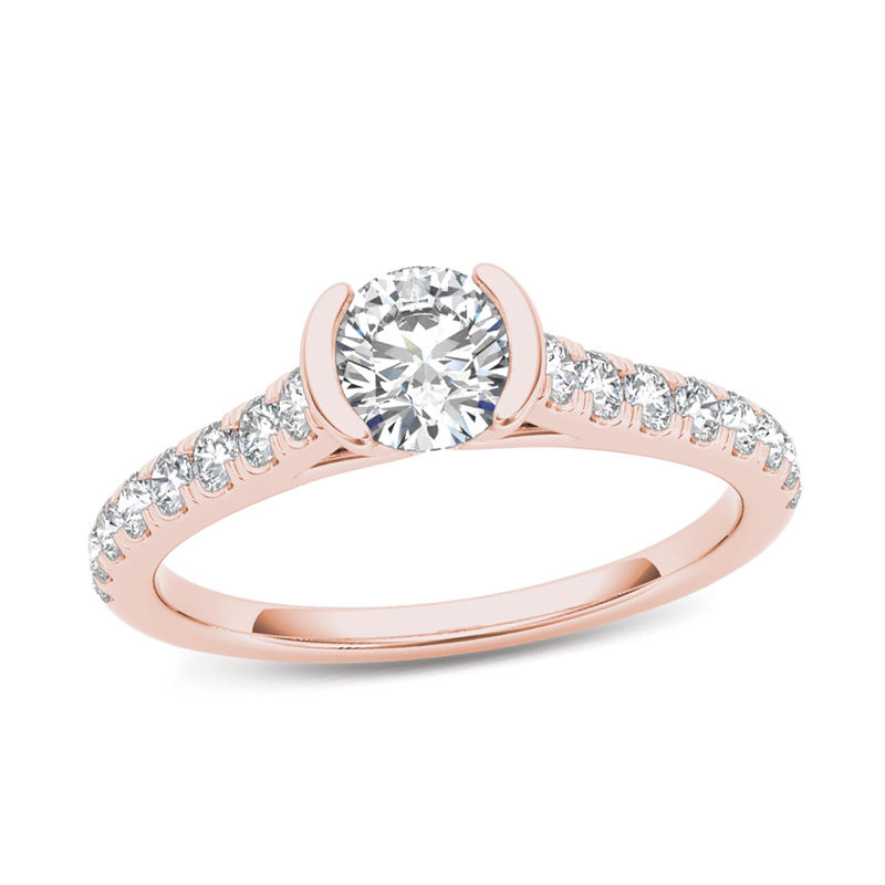 3/4 CT. T.W. Diamond Engagement Ring in 14K Rose Gold