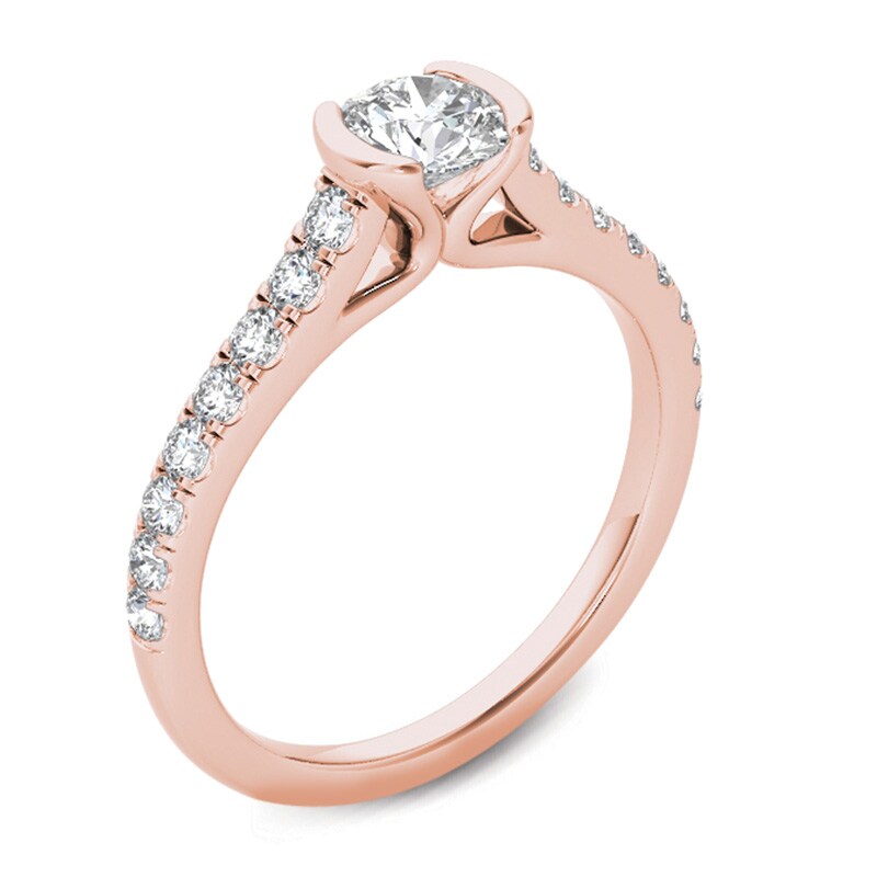 3/4 CT. T.W. Diamond Engagement Ring in 14K Rose Gold