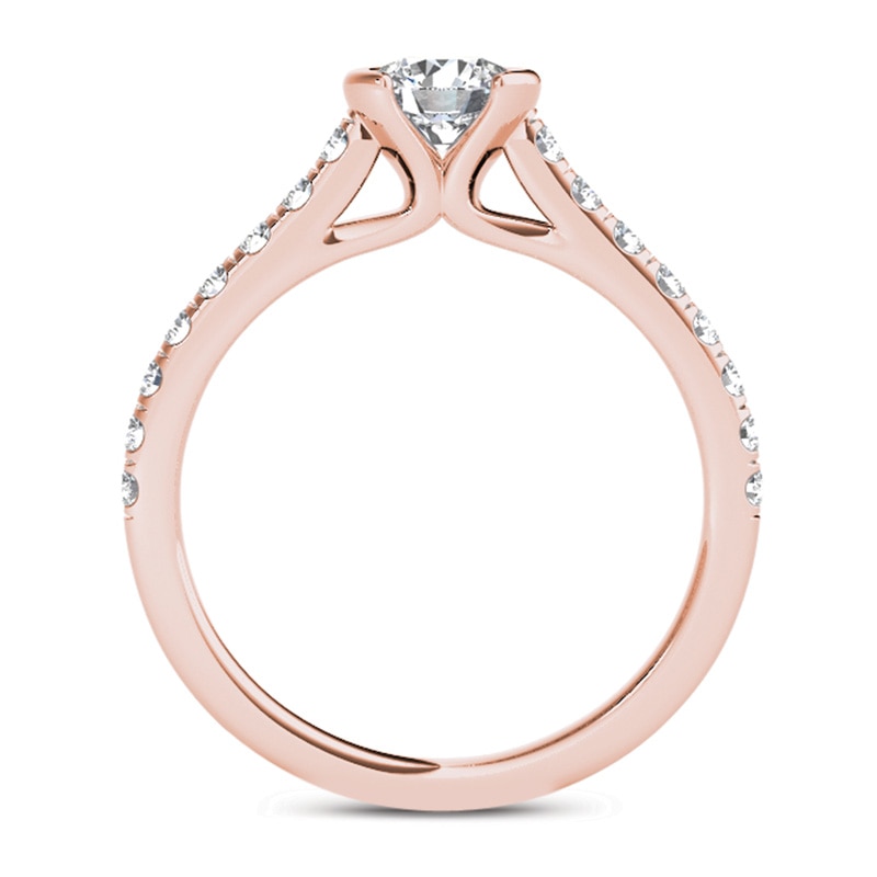 3/4 CT. T.W. Diamond Engagement Ring in 14K Rose Gold