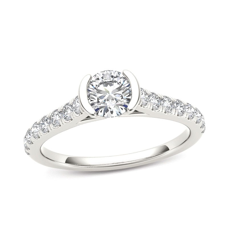 3/4 CT. T.W. Diamond Engagement Ring in 14K White Gold | Zales